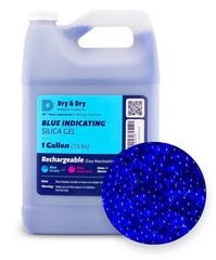 Dry & [7.5 LBS] Blue Indicating Silica Gel Beads(Industry 7.5 LBS,