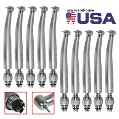 1-10pc Dental High Speed Handpiece + 4 Hole Quick Coupler Swivel GB4