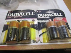 C Cell Size 1.5V MN1400B2Z Duracell® Coppertop® Alkaline Battery QTY 4