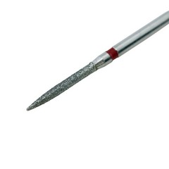 Dental Diamond Flame Bur Fine Grit Red FG Burs 863/012F For High Speed Turbine