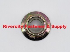 M14-2.0 Nylon Insert Flange Lock Nuts 14mm x 2.0 Flanged Stop Nut M14x2.0 ZY