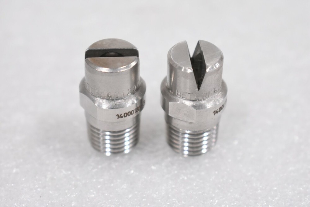 BETE NF-60120 FAN NOZZLE, 12″, 120 DEGREE SPRAY ANGLE (LOT OF 2)