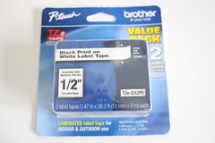 Brother Laminated Label Tape 1/2″ TZe-2312PK NEW