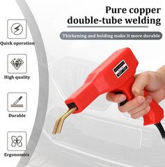 Portable Vehicle Plastic Welder Gun Kit for Bumper Repair – 200 Staples Included