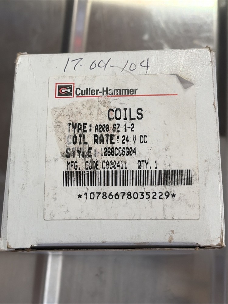 EATON CUTLER HAMMER A200 Size 00 to Size 2 Coil 24 VDC 1268C86G04