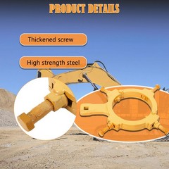 Special Change Cylinder Head Wrench Steel For Excavators Loaders 90-165mm 4-Bolt