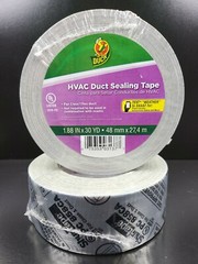 2 Duck HVAC Duct Sealing Tape 1.88 Inch x 30 Yard Rolls Set Silver Shurtape NEW