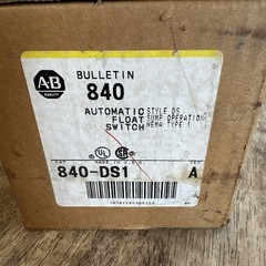 ALLEN BRADLEY 840-DS1 SER. A 600VAC NSNP FLOAT SWITCH