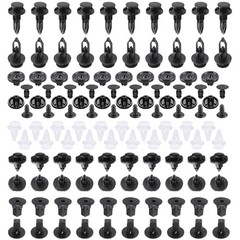 100X Car Trim Panel Clips Bumper Pin Rivet 7 8 9mm Engine for TOYOTA & LEXUS
