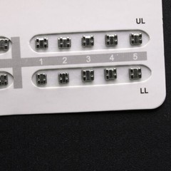 Dental Orthodontic Bracket Braces MIM Monoblock Ultrathin Roth/MBT 022/018 Hooks