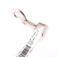 Ten Piece Pack Bolt Snap Rigid Rectangle Eye 3/4in Light Duty Nickel Plated 10ea