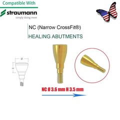 US Straumann Healing Abutment Cap/Closure Cover Screw NC & RC Platform Titanium