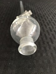 KIMAX Glass 60mL Globe Separatory Funnel w/ 2mm Glass Stopcock #16 Stpr