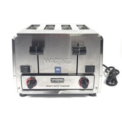 Waring Commerical WCT855 four slice bread/bagel toaster. 240VAC, 2700W w/ Plug