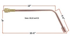 SÜA Heating Nozzle/Rosebud 15-MFA Compatible with 300 Series Victor – Acetylene