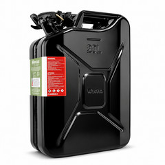 Wavian 5 Gallon 20L NATO Steel Jerry Can w/ Leakproof Spout Black