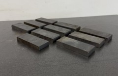 3/8″ Steel Plate 1″ x 2-3/4″ Flat Bar A36, 10 PIECES