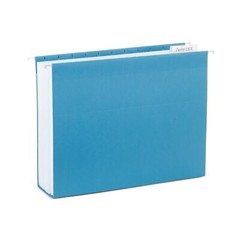 25 Blue Summit Supplies Hanging File Folders Letter Size with 3″ Expansion, A…
