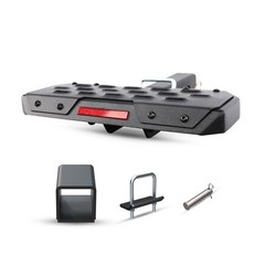Tow Hitch Step Trailer for 2 Inch Receiver with Pin Lock & U-Bolts Stabilize