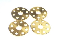 Titanium M6 FAIRING DRILLED WASHER GOLD BIKE KART CAP BOAT RALLY MOTO X 23 DIA