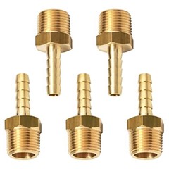 Durable Brass Coupler Hose Adapter -40°F to 160°F Temperature Range Brand New
