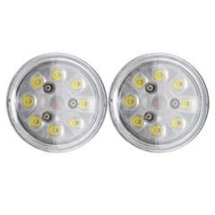2X 4.5″ PAR36 20W Round Trapezoid Beam LED Conversion Work Light 6000K Off-road
