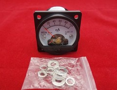 1PC DC 0-100MA Analog Ammeter Panel AMP Current Meter SO45 Cutout 45mm