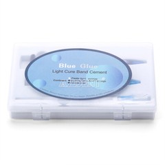 Dental Orthodontic Adhesive Light Cure Band Cement Shade Blue Glue Intra Kit USA