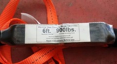 SAFEWAZE SAFETY LANYARD FS00SP-BLACK – USED GOOD CONDITION