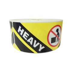 Heavy Lift item 2.5″ X 8″ Bright Colored Shipping Adhesive Labels 250 per roll