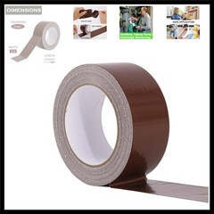 Duct Tape Dark Brown 2 Inches x 30 Yards, No Residue, Waterproof, Tear by Han…