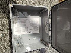 Integra H12104H6P Polycarbonate Enclosure 12x10x4 Hinged Opaque w/ Feet NEW