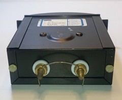 Panel Meter Analog Tank Over Flow Meter 0-200uADC Blank Scale Rack Marine Spare