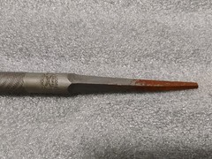 Round 12″ Smooth Cut File, American-Pattern Single Cut, Tang