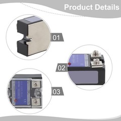 Long Service Life Single Phase Solid State Relay 10A~120A 3 32VDC 5 200VDC