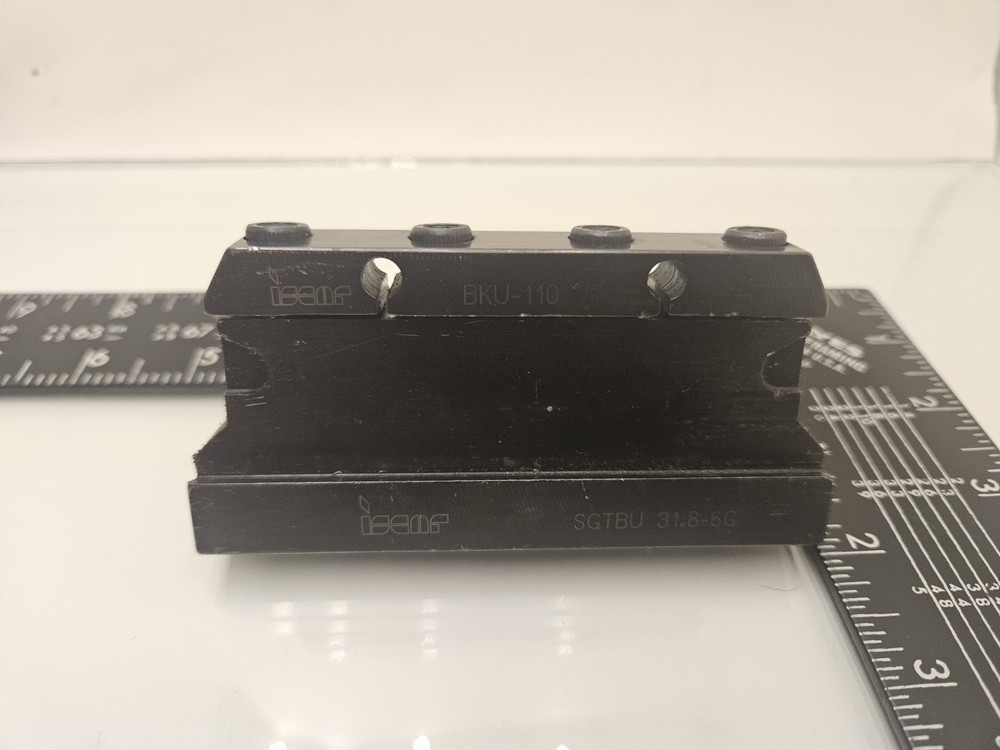 Iscar SGTBU 31.8-6G BKU 110 Parting/Grooving Blade Toolholder Block