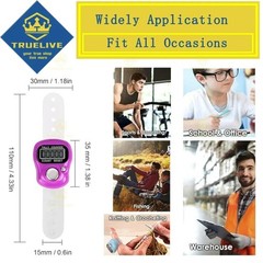 Mini Digital Finger Counter Ring Hand Tally Clicker Knitting Row Counter
