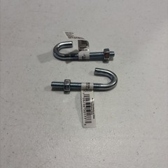 X2 Hardware Essentials Flagged J-Bolt With Hex Nut 125 lbs Limit 5/16” X 3” Zinc