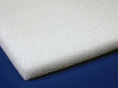 8 pack 1″ x 12″ x 12″ White polyethylene foam 1.7pcf *FREE SHIPPING