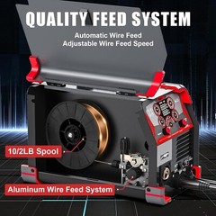 AWT MIG Welder, 200A, 110/220V 8 in 1 Aluminum Multi Process Welding Machine