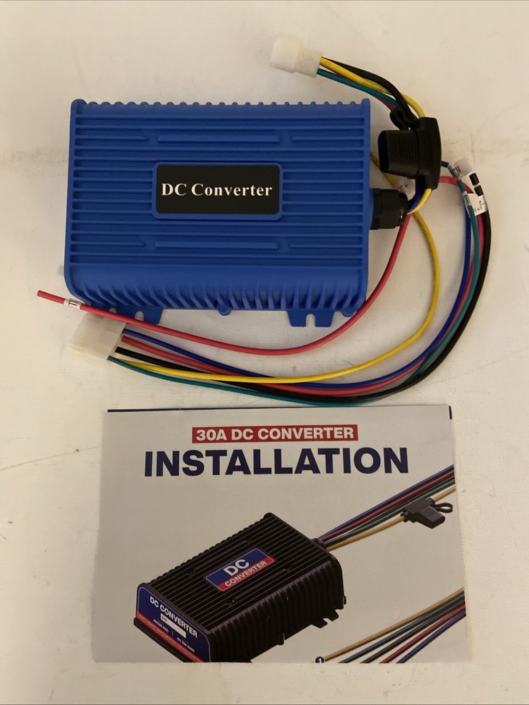 Golf Cart Voltage Reducer DC Converter 36V or 48V to 12V / 30 Amp 350 Watts