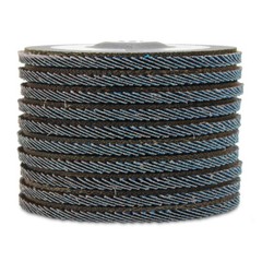 10 Pack – 7″ x 7/8″ 80 Grit Zirconia Flap Discs Sanding and Grinding Wheels T27