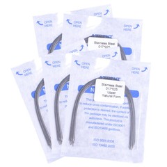 10X AZDENT Dental Orthodontic Stainless Steel Arch Wires Rectangular Nature Form
