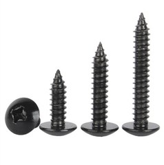 Black Stainless Steel Phillips Large Round Truss Head Self Tapping Wood Screw