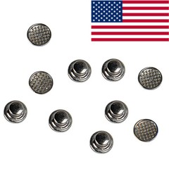 10pcs Dental Orthodontic Lingual Buttons Bondable Round Mesh Base