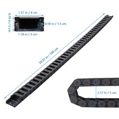 Cable Track Carrier Wire Conduit Machine Tool Accessories Drag Chain Cnc