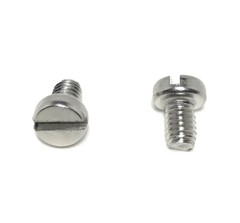 (50) M4-0.7 x6 Stainless Steel Slotted Cheese Head Machine Screw DIN84 A2 M4x6