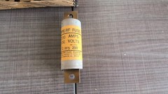 ECONOMY FUSE DIVISION RF 200 TYPE RF FUSE 200 AMPS 600 VOLTS or less USA!