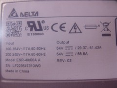 Delta ESR-48/60A A Rectifier DPR3000B-48