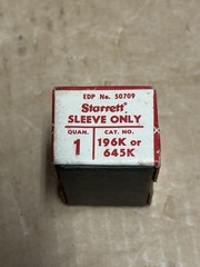 Starrett 196K/645K dial indicator snug/ sleeve for 1/4”or 5/16” stems (#57/257)